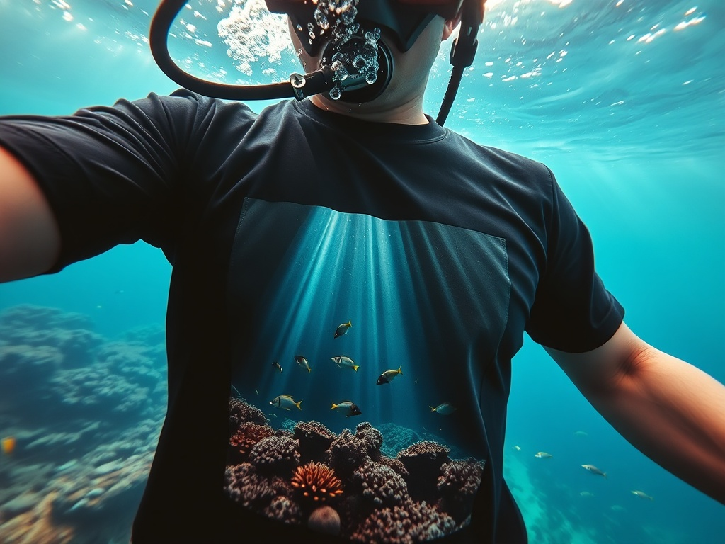 Diver POV lifestyle mockup