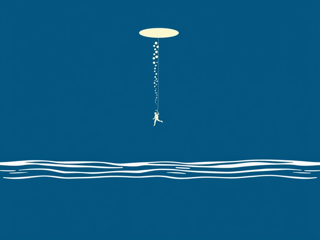 The Deep Ascent Line — back print artwork